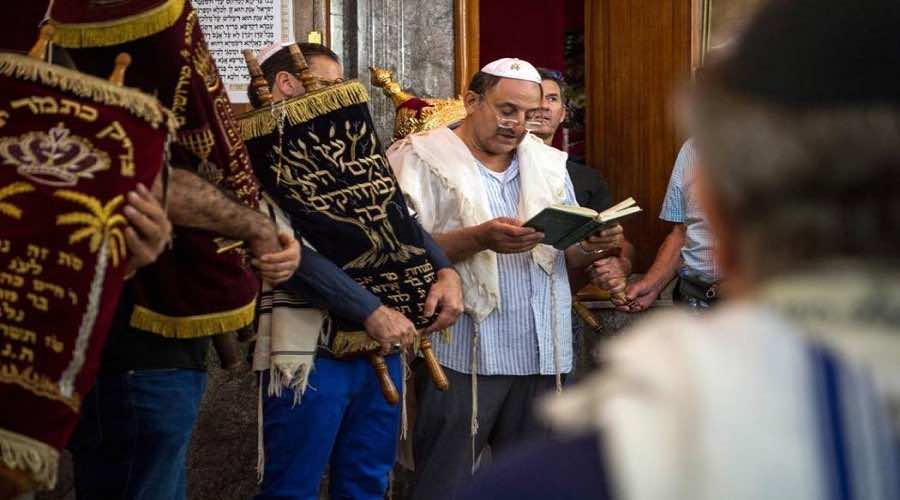 احتفال اليهود المغاربة