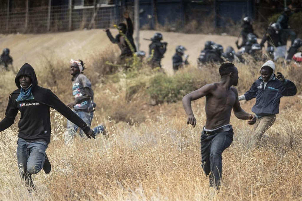 مهاجرين سريين بالناظور