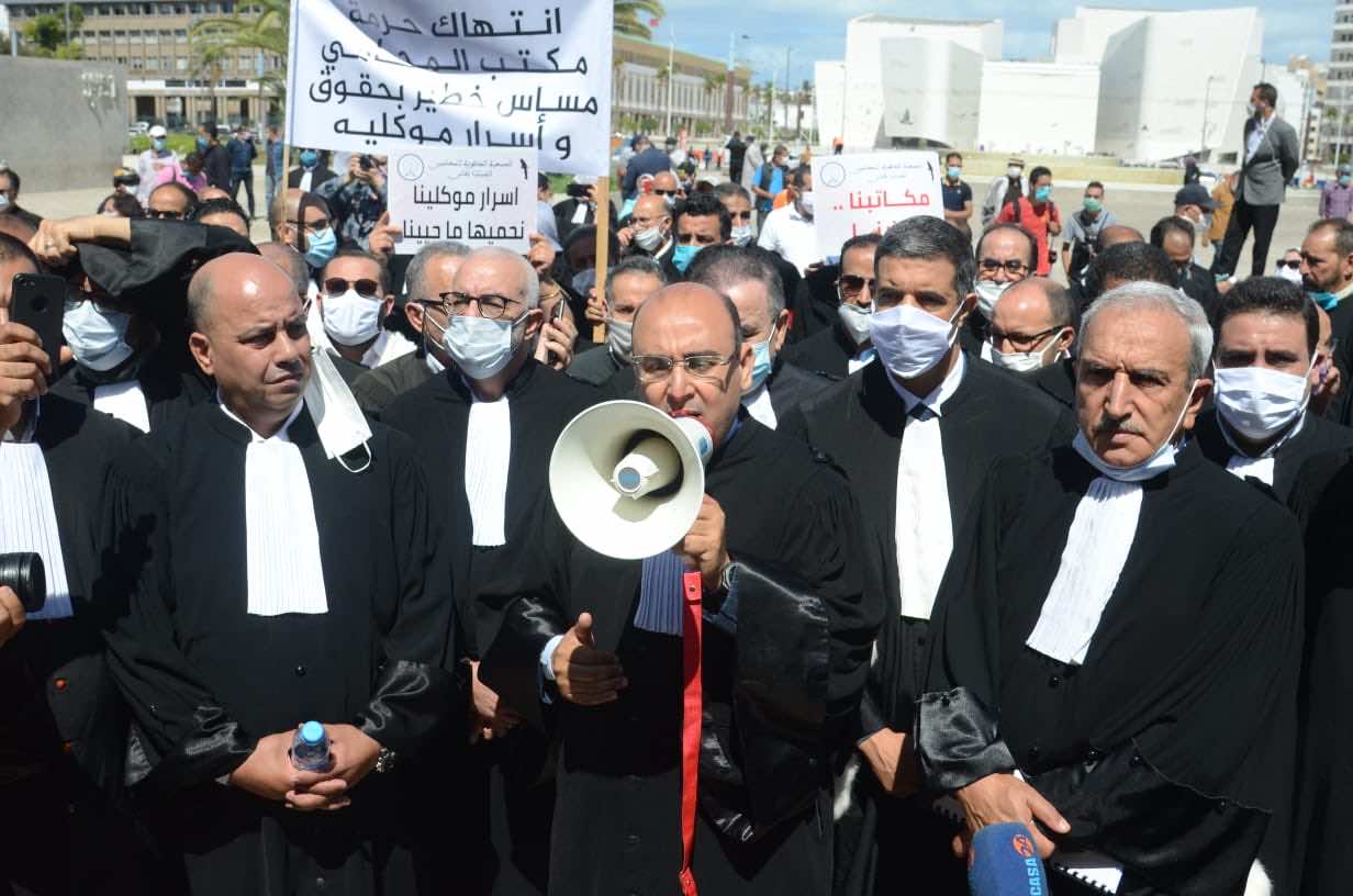 احتجاجات المحامين