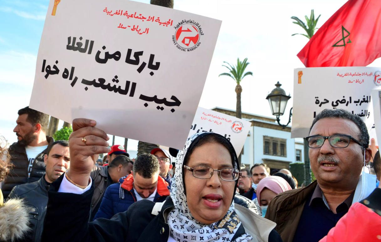 الغلاء ينزل المغاربة إلى الشارع للاحتجاج