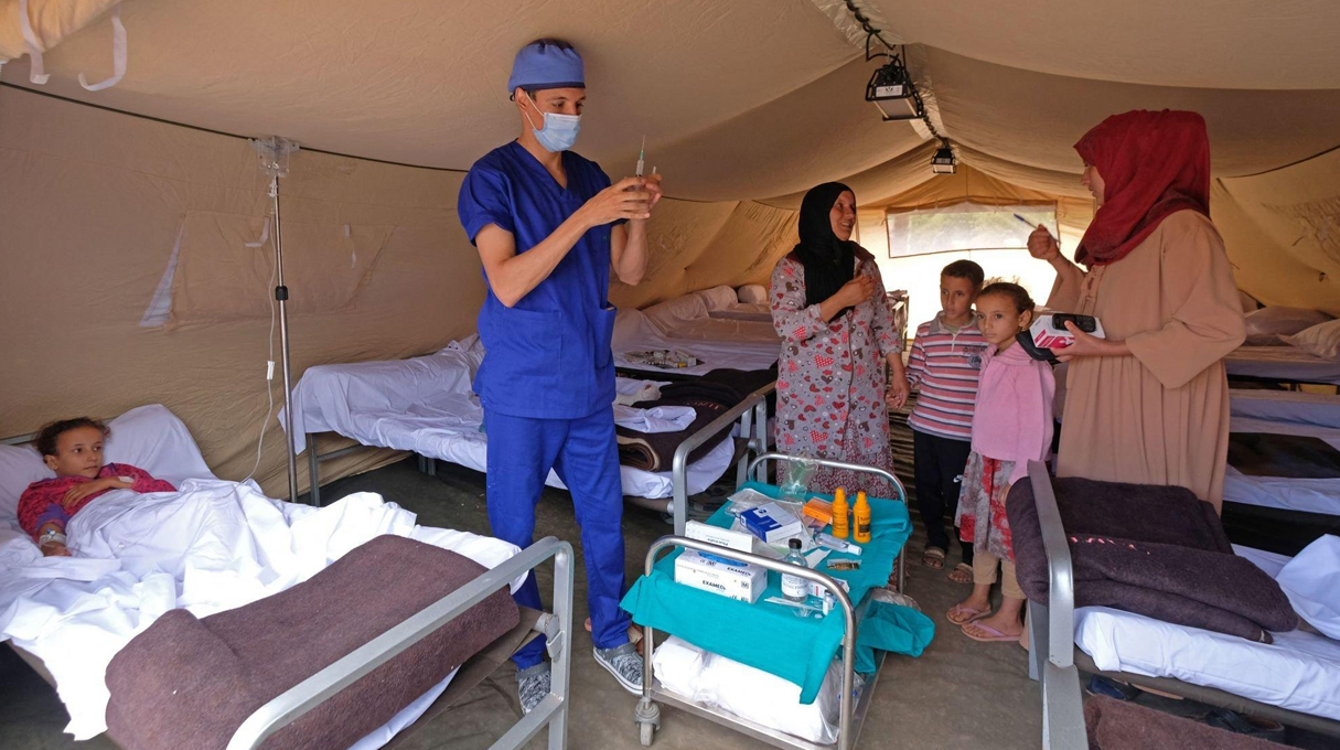 Anbaetv – زلزال الحوز.. استفادة 814 شخصا من خدمات وحدات طبية بإقليم أزيلال – مجتمع