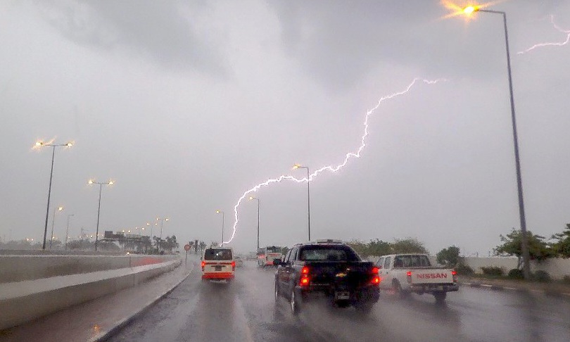 أمطار رعدية