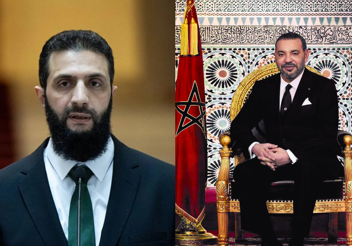 صاحب الجلالة الملك محمد السادس أحمد الشرع